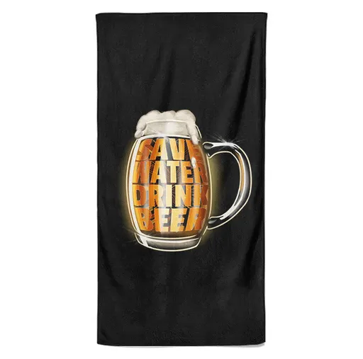 Osuška Save water (Velikost osušky: 70x140cm)