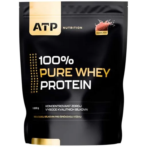 ATP NUTRITION 100% PURE WHEY PROTEIN 1000 G ČOKOLÁDA Syrovátkový protein, , velikost