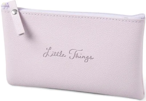 Penál etue plochá Starorůžová