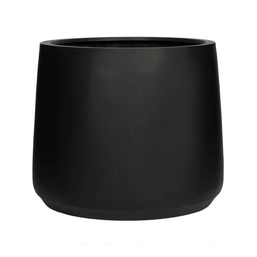 Květináč Jumbo Patt, barva černá, více velikostí - PotteryPots Velikost: M - v. 97 cm, ⌀ 119 cm