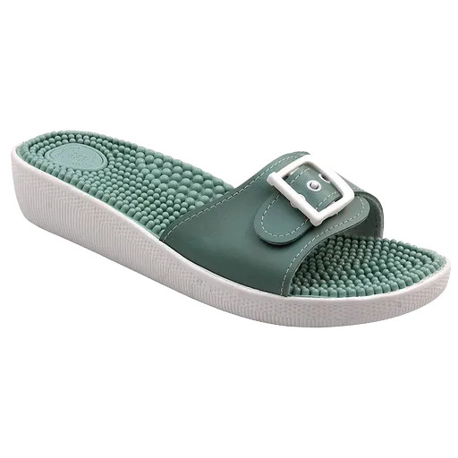 SANTÉ Dámské pantofle SI/03C Zelená v.36