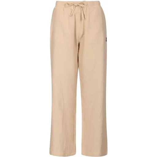 NAX GRALA Dámské bavlněné kalhoty, béžová, velikost