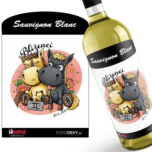 Víno Koňská znamení – blíženci (Druh Vína: Bílé víno)