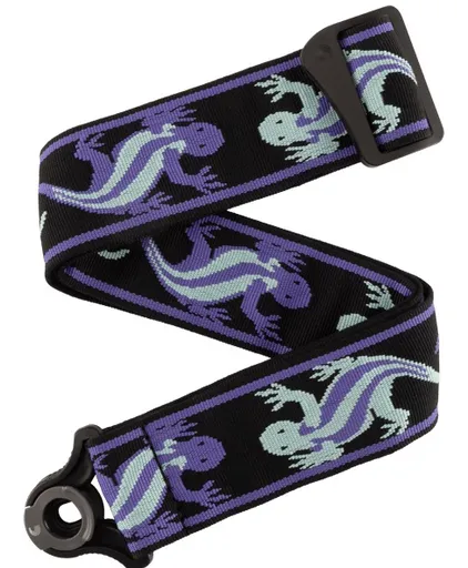 D'Addario Auto Lock Vintage Green/Blue Lizards