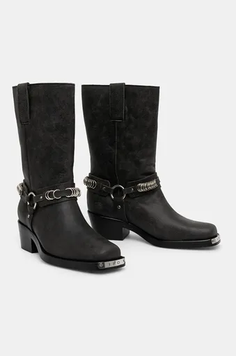 Kožené kotníkové boty IRO Motty Used