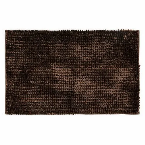 Bo-ma Koupelnová předložka Ella micro tmavě hnědá, 40 x 50 cm
