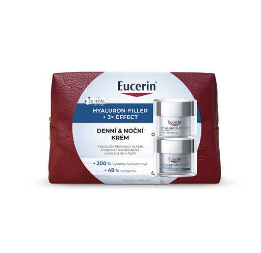 Eucerin Dárková sada pleťové péče Hyaluron-Filler + 3x Effect