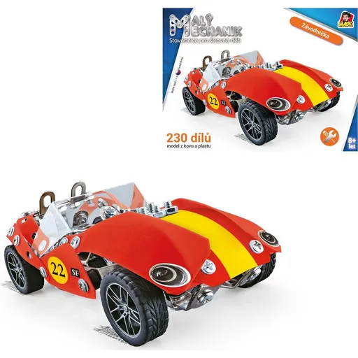 MaDe Malý mechanik závodní vůz, 230 dílků