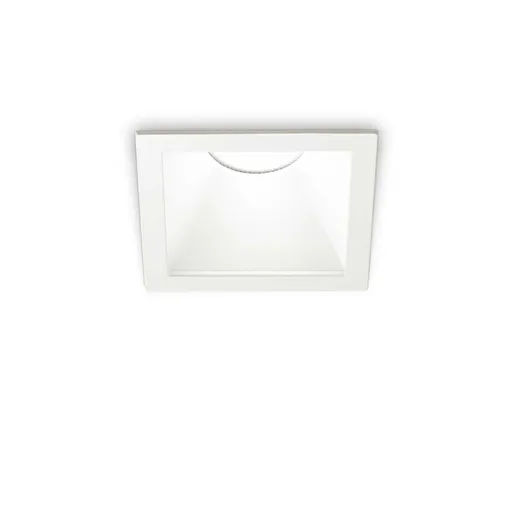 LED Zápustné bodové svítidlo Ideal Lux Game Square White White 192376 11W 850lm 3000K IP20 hranaté bílé