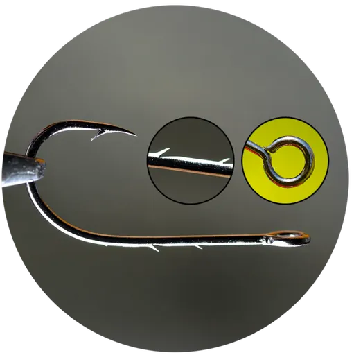 Redbass háček spinning cheburashka hooks 825 sickle 10 ks - 10