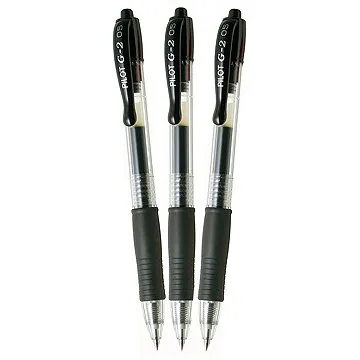 PILOT G-2 05 / 0.25 mm, černý - balení 3 ks (BL-G2-5-B-S3)