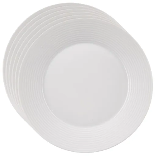 Orion Sada porcelánových dezertních talířů Mona linka 6 ks, 19 cm