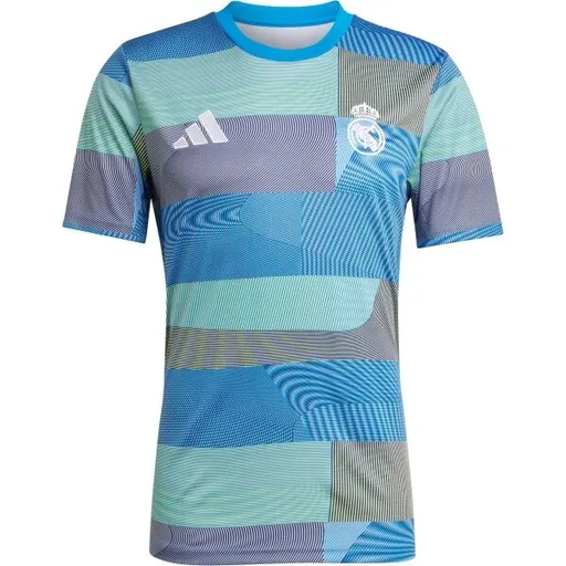 adidas REAL MADRID PRESHI Pánské sportovní triko, modrá, velikost XXXL