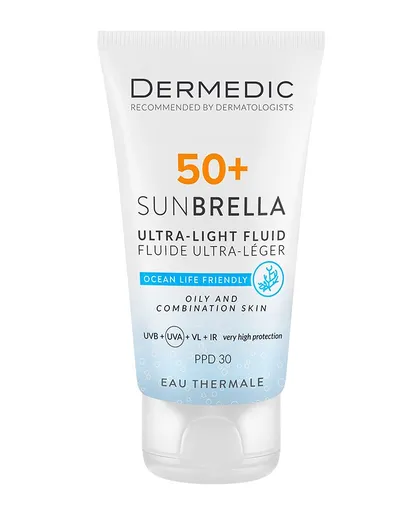 Dermedic Sunbrella Lehká opalovací emulze na mastnou pleť SPF50+ 40 ml