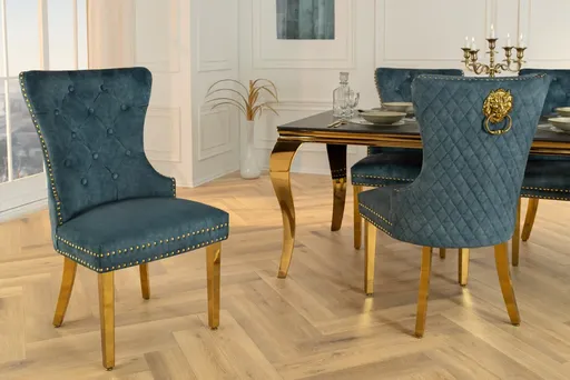 Chesterfield jídelní židle 2 ks FRIXON Dekorhome