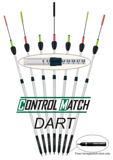 Cralusso splávek control match with dart - 5 g