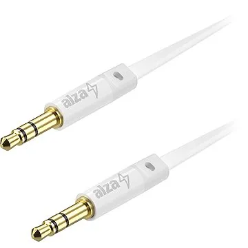 Alzapower FlatCore Audio 3.5mm Jack (M) to 3.5mm Jack (M) 0.5m bílý (APW-CBA3JMF005W)