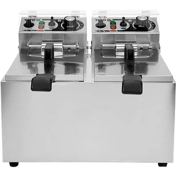 YATO Fritéza dvoukomorová 2x2000W 2x8l (5906083009631)