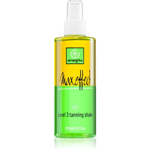 Oranjito Level 3 Shake dvoufázový opalovací sprej do solária 200 ml