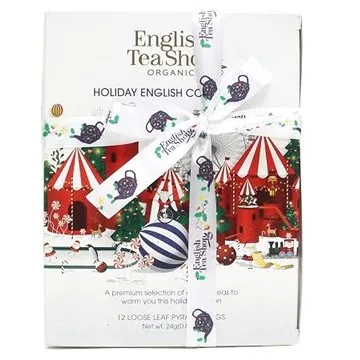 English Tea Shop Bílá vánoční kolekce 24 g, 12 ks bio ETS12 (60802)
