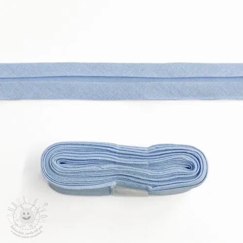 Lemovací proužek bavlna - 3 m old blue