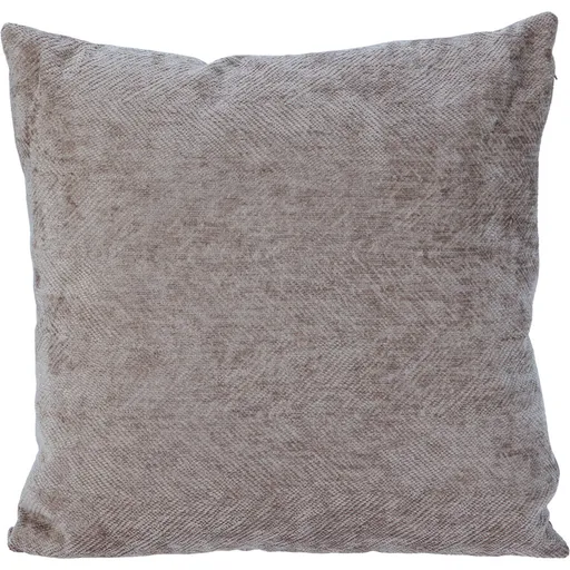 Polštářek Chenille Greige, 45 x 45 cm