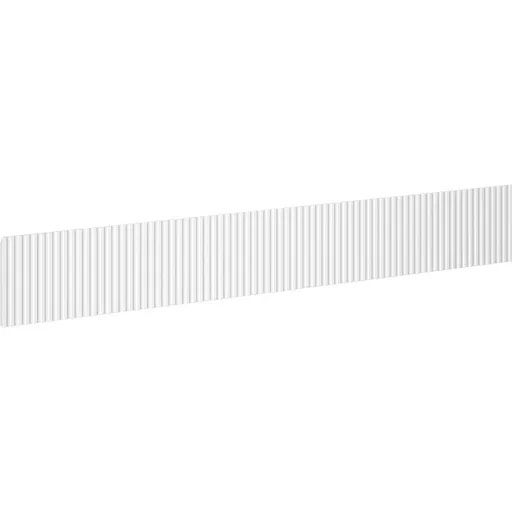 MEXEN Rivel čelo pro koupelnovou skříňku reliéf 120 x 20, bílá mat 91A20-1200-235-1-01