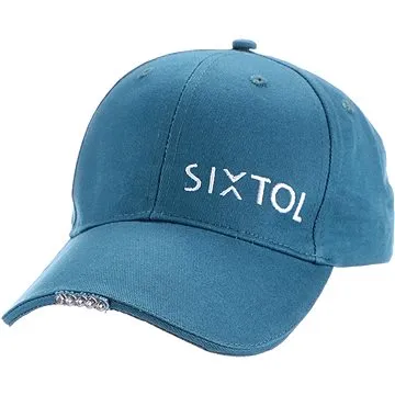 SIXTOL Kšiltovka s LED světlem B-CAP 25lm, nabíjecí, USB, univerzální velikost, modrá  (SX5031)