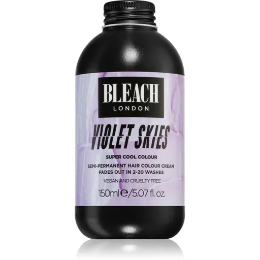 Bleach London Super Cool semipermanentní barva na vlasy odstín Violet Skies 150 ml