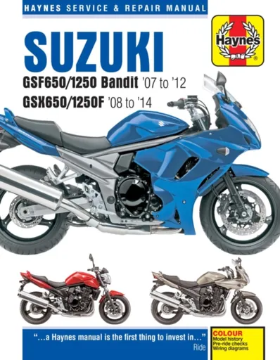 Suzuki GSF650/1250 Bandit & GSX650/1250F (07-14) Haynes Repair Manual - Phil Mather