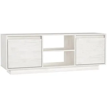 SHUMEE bílý 110 × 30 × 40 cm masivní borové dřevo  (809901)