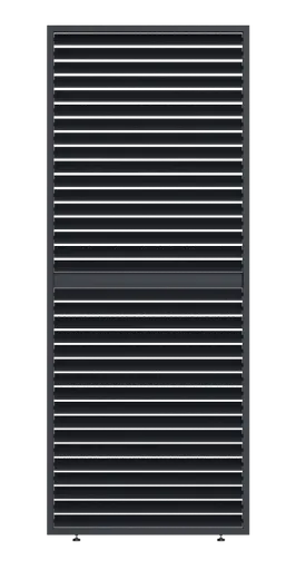 Sklápěcí hliníkový panel zastínění pro bioklimatickou pergolu Rojaplast