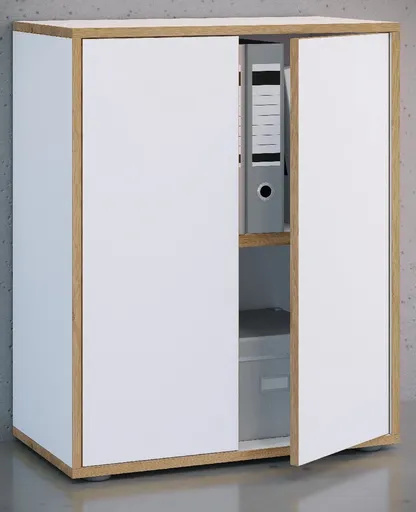 VCM 2dílná kancelářská skříň „Salia“ B60, bílá