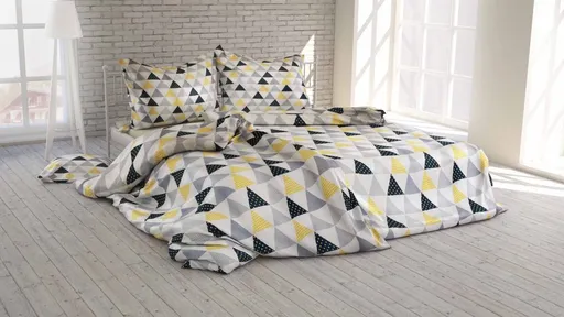 Polášek Bavlněné povlečení LENKA - Šedá | 40 x 40 cm