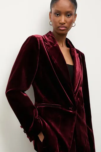 Velurové sako Answear.LAB