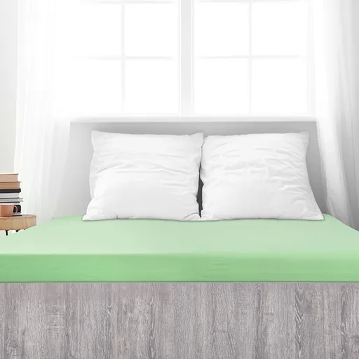 4Home jersey prostěradlo Mako zelená, 180 x 200 cm