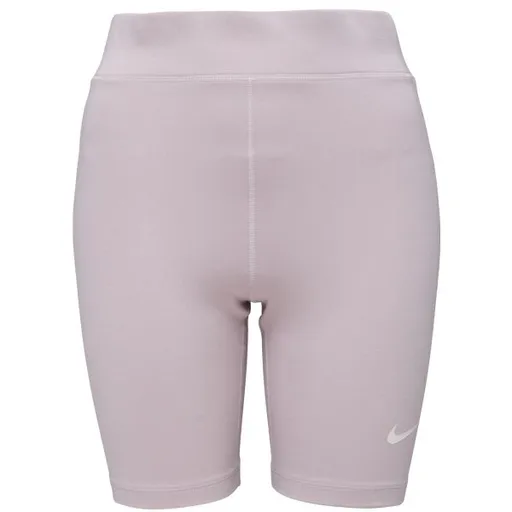 Nike SPORTSWEAR CLASSIC Dámské elastické šortky, béžová, velikost