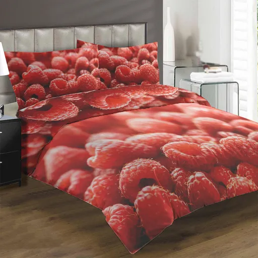 IMPAR Povlečení Maliny 200x140 cm (Rozměr : 1x150/200 + 1x60/50)