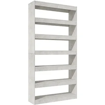 Shumee dělící stěna šedá 100×30×198 cm kompozitní dřevo, 811776 (811776)