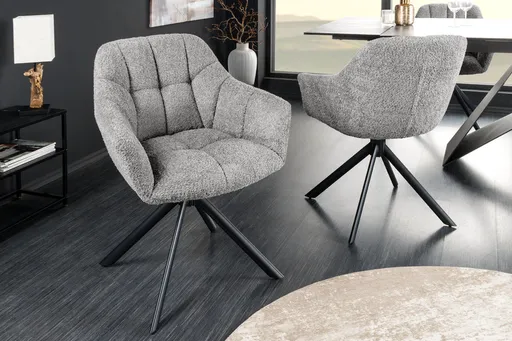 Otočné jídelní křeslo 2 ks KOKALOS Dekorhome