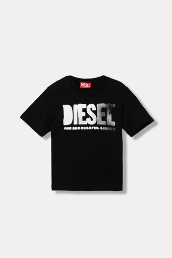 Dětské bavlněné tričko Diesel THIDE OVER T-SHIRT