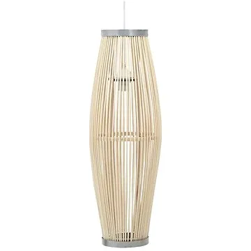 Závěsné svítidlo bílé vrba 40 W 25 × 62 cm ovál E27