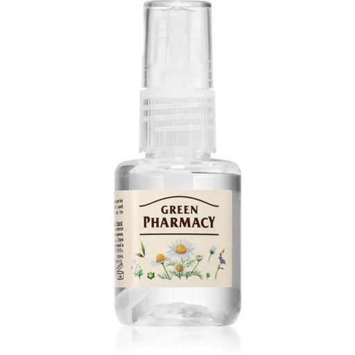 Green Pharmacy Chamomile & Linseed Oil Liquid silk serum sérum pro barvené vlasy 30 ml
