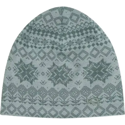 KARI TRAA VILMA Dámská merino čepice, zelená, velikost UNI