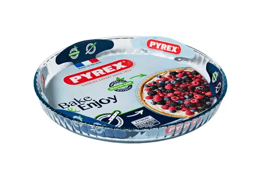 Skleněná zapékací forma na koláč PYREX 31cm, borosilikát