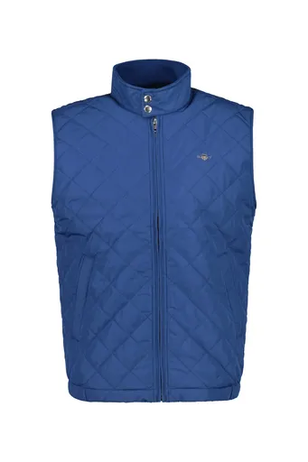 VESTA GANT QUILTED WINDCHEATER VEST VINTAGE BLUE