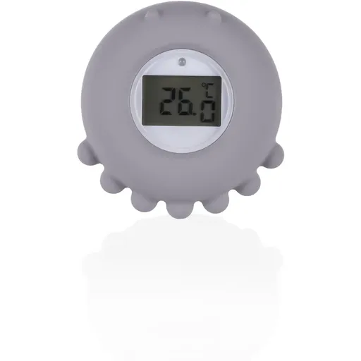 Zopa Silicone Digital Thermometer 2in1 digitální teploměr do vany Dove Grey 1 ks