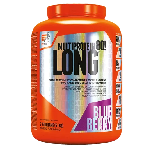 Extrifit Long 80 Multiprotein 1kg - vanilka
