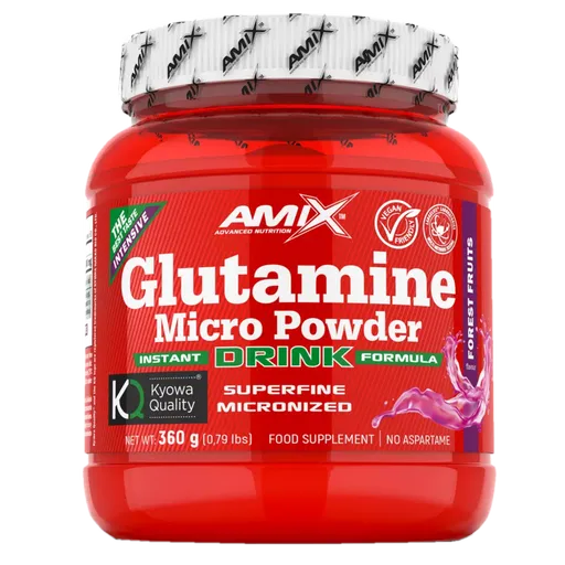 Amix Nutrition Glutamine Micro Powder Drink 360g - mango