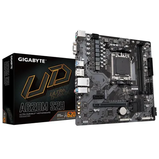 GIGABYTE MB Sc AM5 A620M S2H, AMD A620, 2xDDR5, 1xDP, 1xHDMI, 1xD-Sub